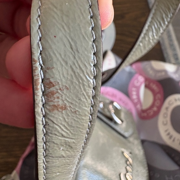 Coach Ashley Snap Head Carryall Handbag - Pink and Grey - Picture 10 of 13